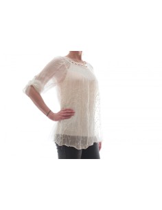 Bluza Dama Matase Alb 2