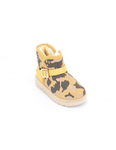 Cizme Copii Piele Army Yellow