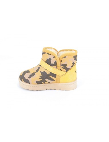 Cizme Copii Piele Army Yellow