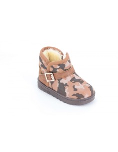 Cizme Copii Piele Army Brown 2