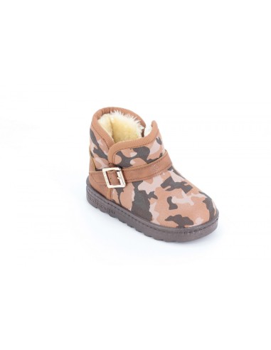 Cizme Copii Piele Army Brown