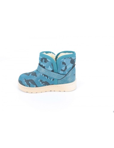 Cizme Copii Piele Army Blue