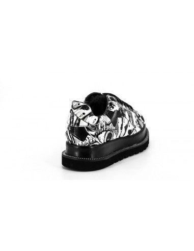 Pantofi Femei Graffiti black white