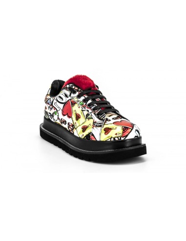 Pantofi graffiti multicolor