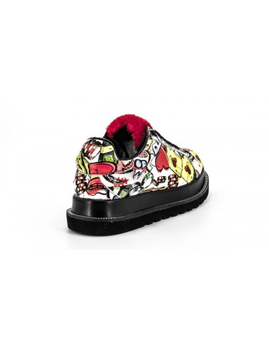Pantofi graffiti multicolor