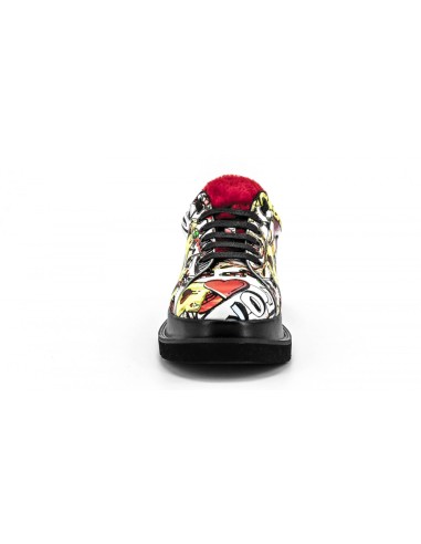 Pantofi graffiti multicolor