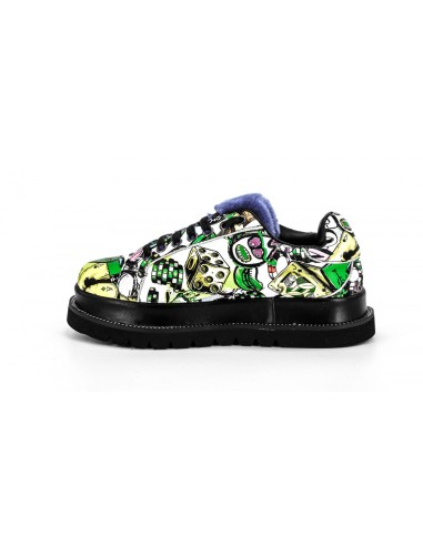 Pantofi Femei Graffiti Green
