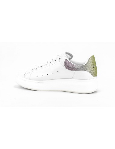 Sneakers piele funky alb