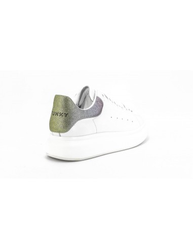 Sneakers piele funky alb