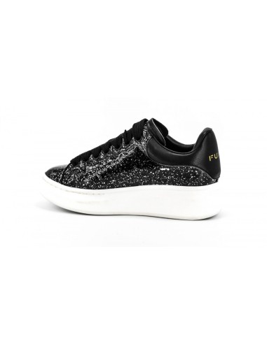 Sneakers dama din piele naturala negri FunkyMag