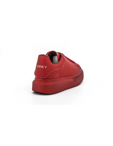 Sneakers piele funky red