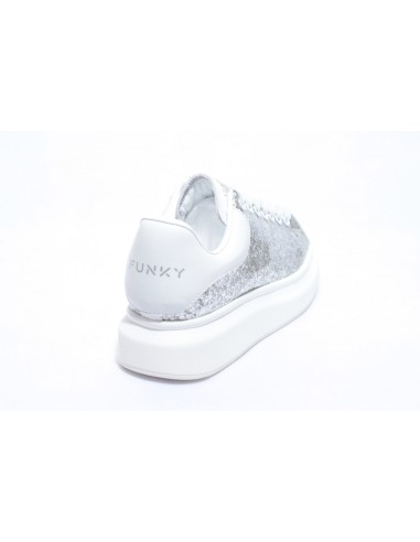 Sneakers piele funky silver