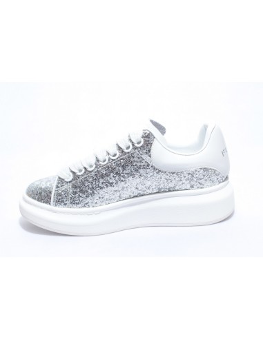 Sneakers piele funky silver