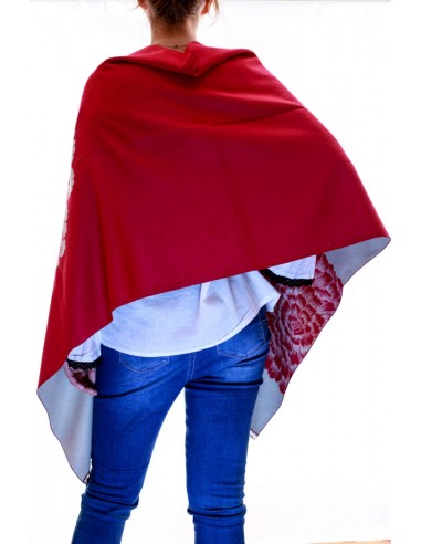 Sal din casmir cu model floral2