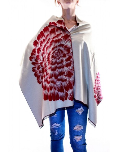 Sal din casmir cu model floral2
