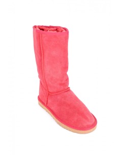 Cizme din piele intoarsa tip ugg corai2 2