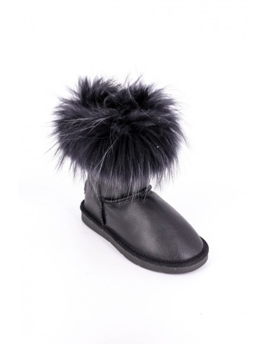 Cizme piele blana naturala tip ugg 8