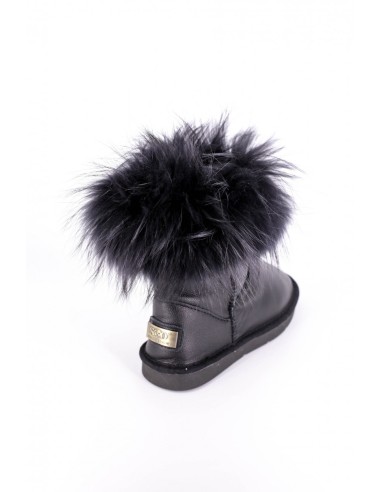 Cizme piele blana naturala tip ugg 8