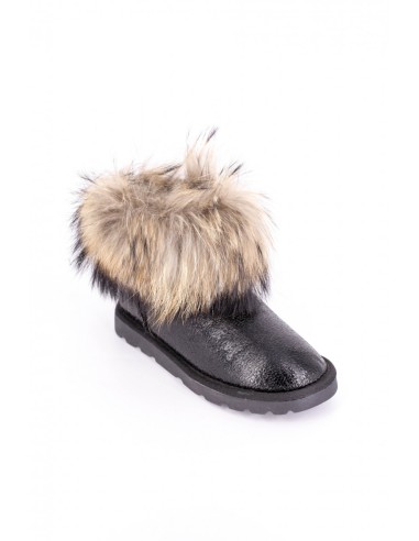 Cizme piele blana naturala tip ugg 11