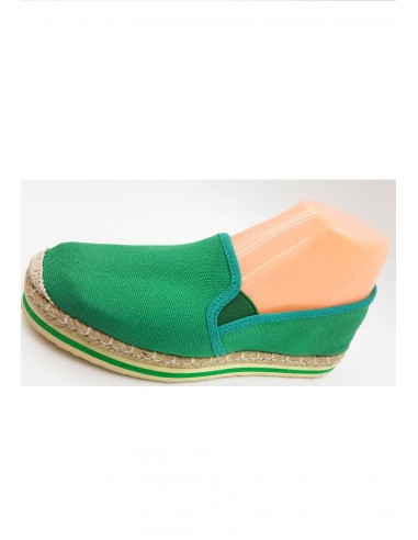 Espadrile Textile Verde