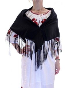 Batic  Negru Franjuri Uni 2