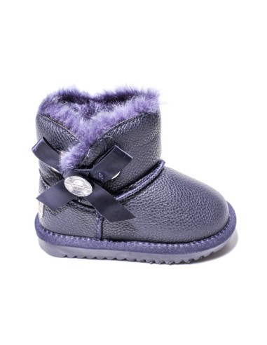 Cizme Fetite Tip Ugg Bleumarin Fundita