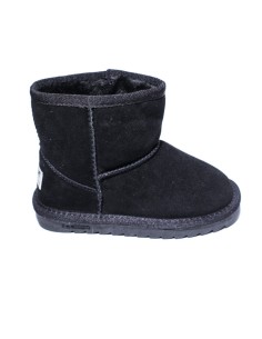Cizme Baieti Tip Ugg Piele Intoarsa Negru 2