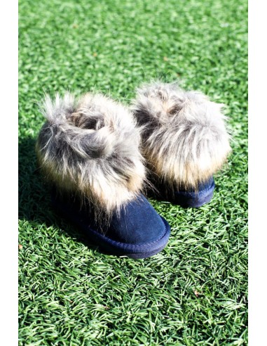Cizme Tip Ugg Piele Intoarsa Blana...