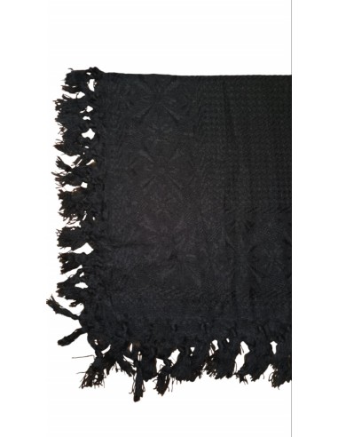 Basma traditionala neagra cu ciucuri