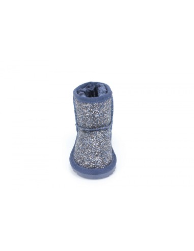 Cizme Copii Tip UGG Blue Sparkle