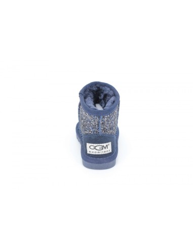 Cizme Copii Tip UGG Blue Sparkle