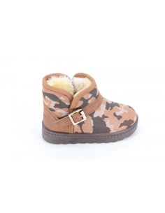 Cizme Copii Piele Army Brown