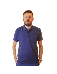 tricou polo bleumarin