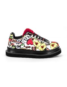 Pantofi graffiti multicolor