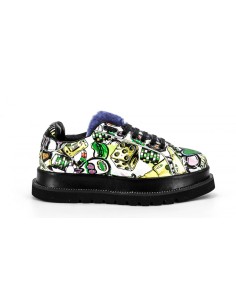 Pantofi Femei Graffiti Green