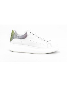 Sneakers piele funky alb