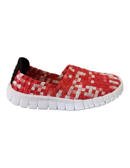 Espadrile Material Textil Elastic Rosi