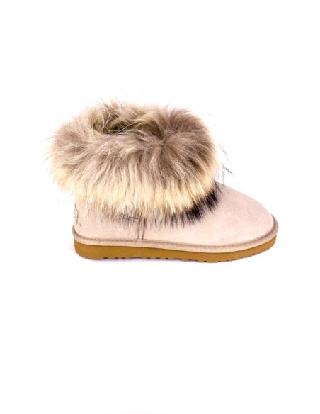 Cizme piele intoarsa blana naturala tip ugg 14