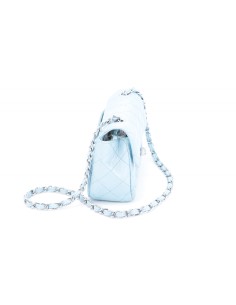 Geanta Femei Piele Matlasata Bleu 2
