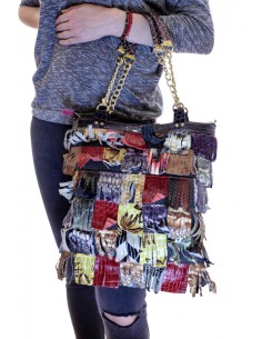 Geanta Piele Multicolor 2