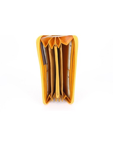 Portofel Piele Giallo V923