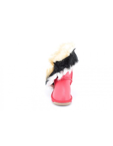 Cizme Copii Tip UGG Rosu Blana
