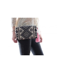 Geanta Plic Textil Blanca 2