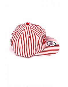 Sapca Supreme Stripes Red 2
