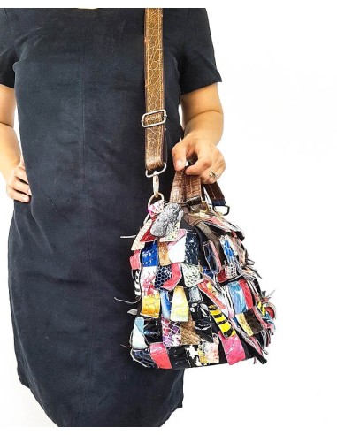 Geanta Piele Multicolor Alina