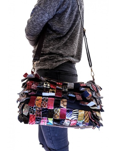 Geanta Piele Multicolor Alina