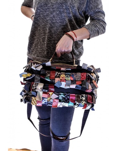 Geanta Piele Multicolor Alina