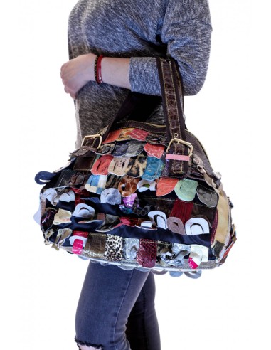 Geanta Piele Multicolor Ana