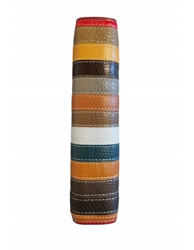 Portofel piele naturala multicolor 10078