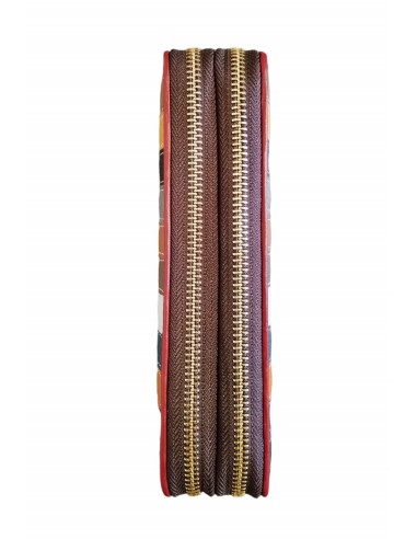 Portofel piele naturala multicolor 10078